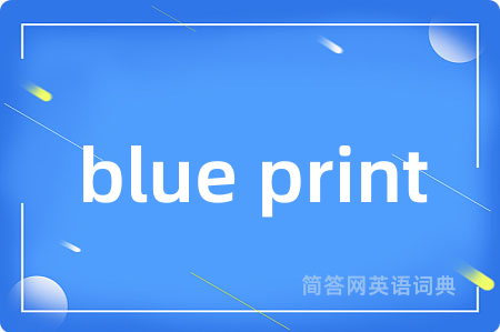 blue print