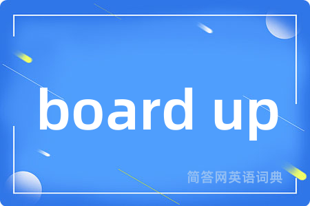 board up