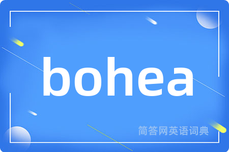 bohea是什么意思,bohea的中文翻译 bohea