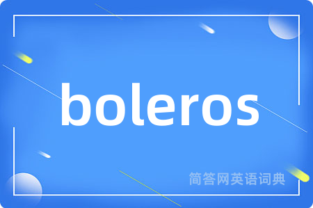 boleros