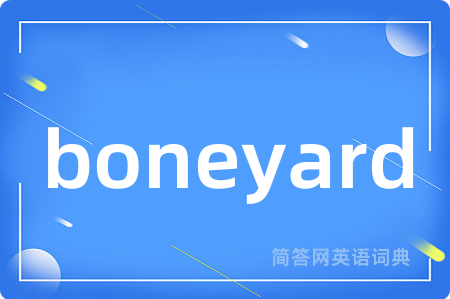 boneyard是什么意思,boneyard的中文翻译 boneyard