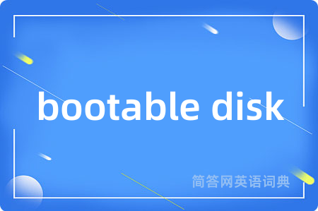 bootable disk