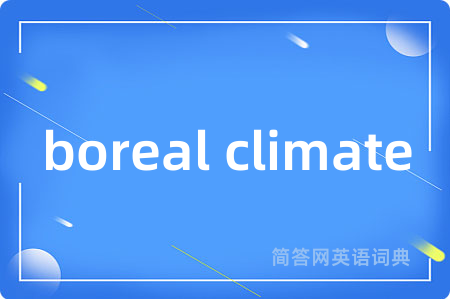 boreal climate