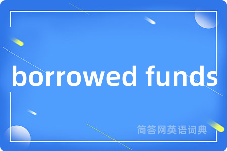 borrowed funds是什么意思,borrowed funds的中文翻译 borrowed funds