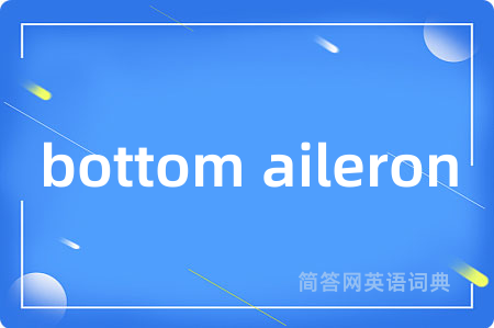 bottom aileron