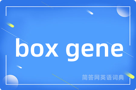 box gene