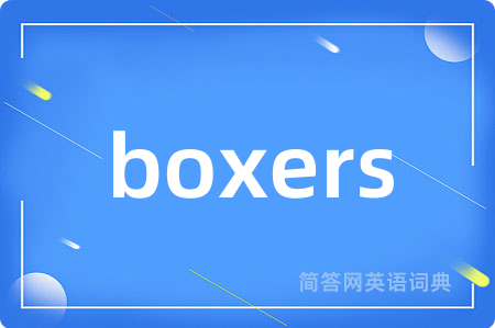 boxers是什么意思,boxers的中文翻译 boxers