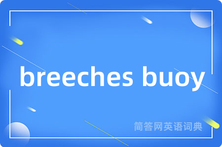 breeches buoy