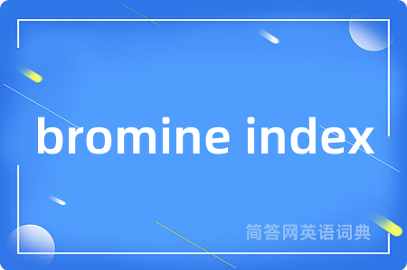 bromine index