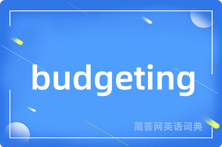 budgeting