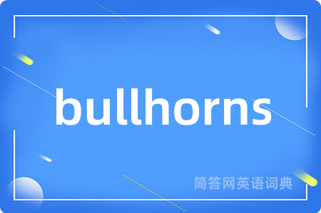 bullhorns