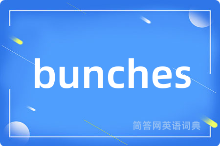 bunches是什么意思,bunches的中文翻译 bunches