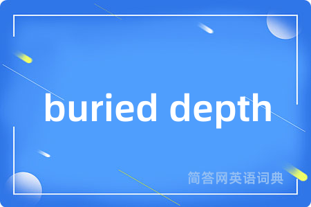 buried depth