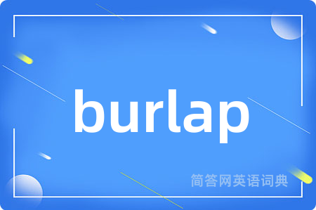 burlap