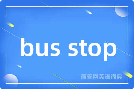 bus stop