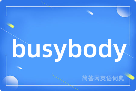 busybody