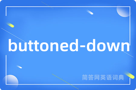buttoned-down