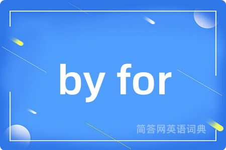 by for