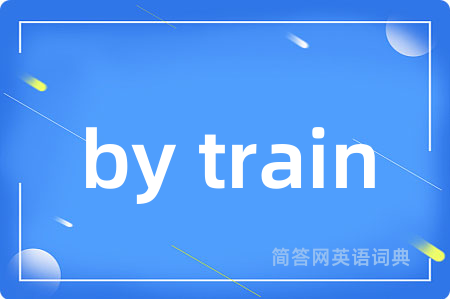 by train