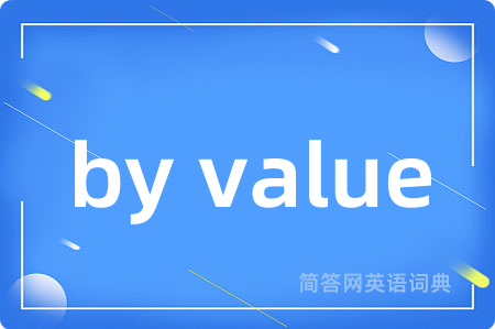 by value