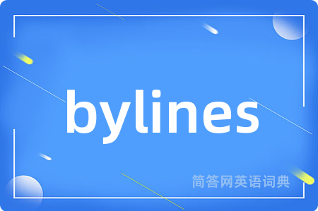 bylines