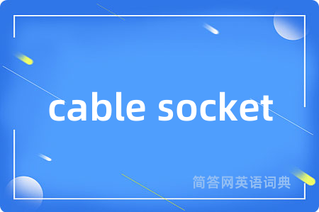 cable socket