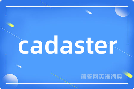 cadaster