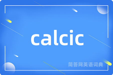 calcic