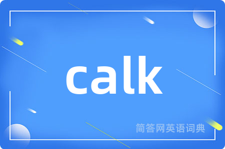 calk