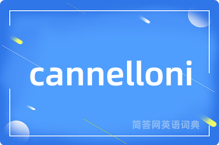 cannelloni