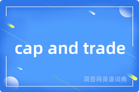 cap and trade