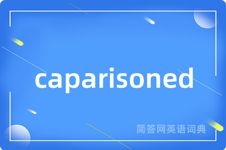 caparisoned