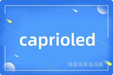 caprioled