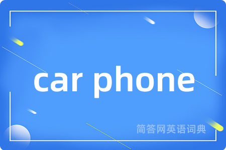 car phone