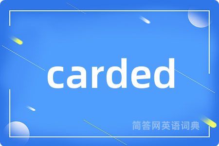 carded