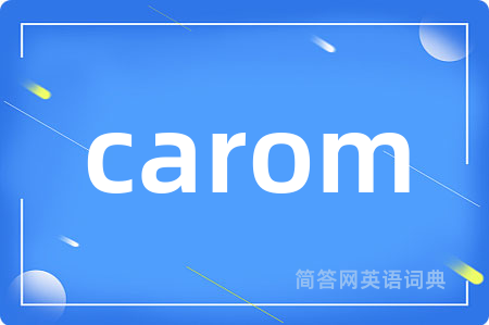 carom
