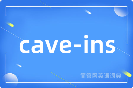 cave-ins