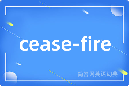 cease-fire