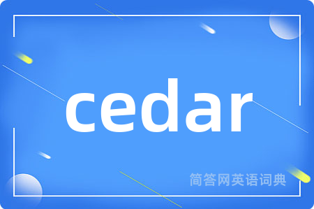 cedar
