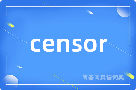 censor