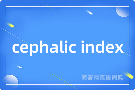 cephalic index