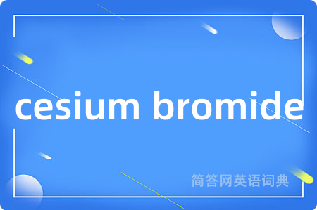cesium bromide