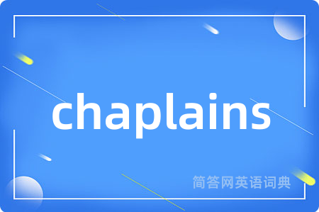 chaplains