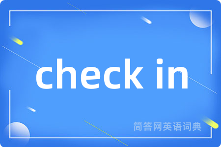 check in