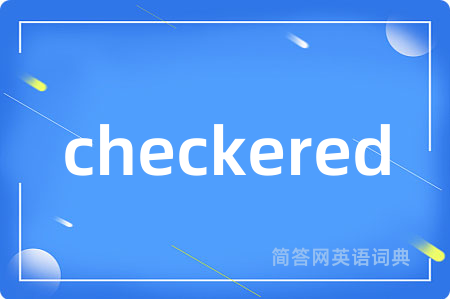 checkered