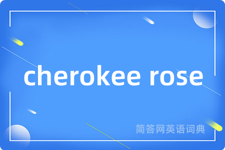 cherokee rose