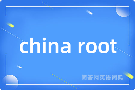 china root