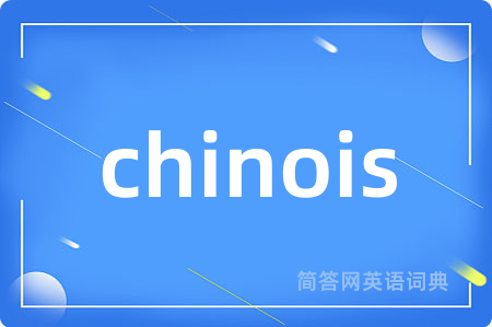 chinois是什么意思,chinois的中文翻译 chinois