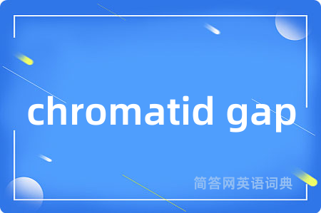 chromatid gap