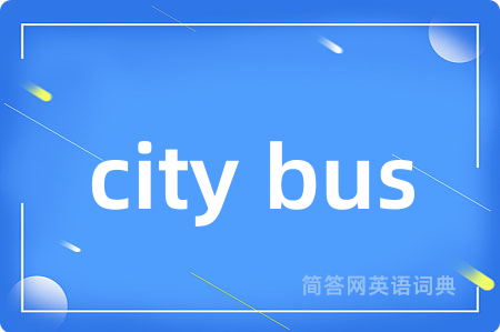 city bus